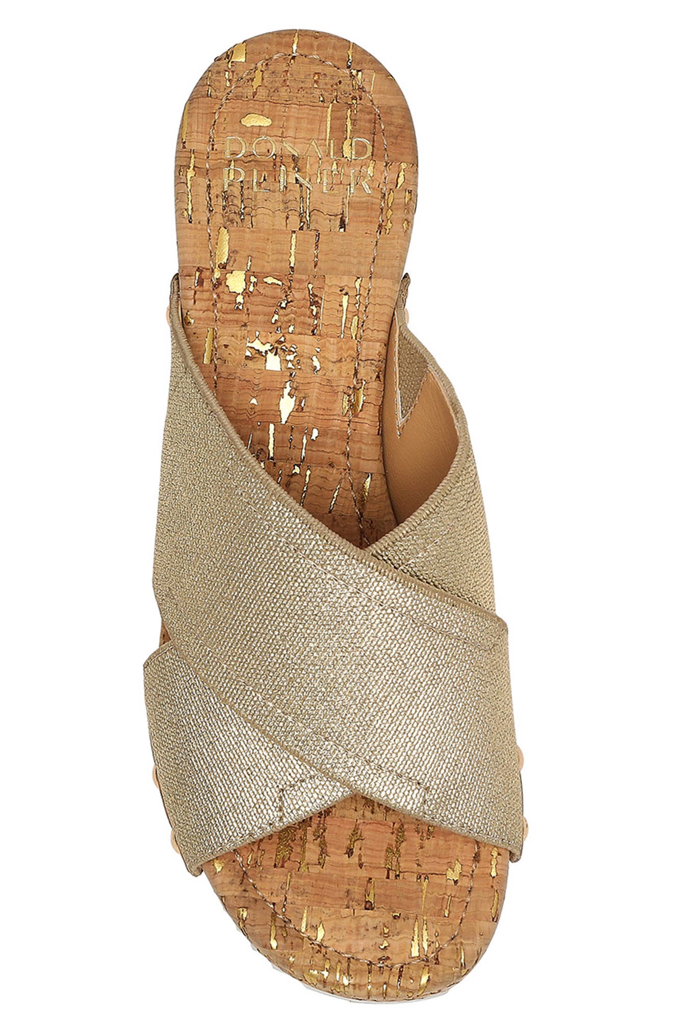 Donald Pliner Summera Wedge Sandal, Alternate, color, Platino