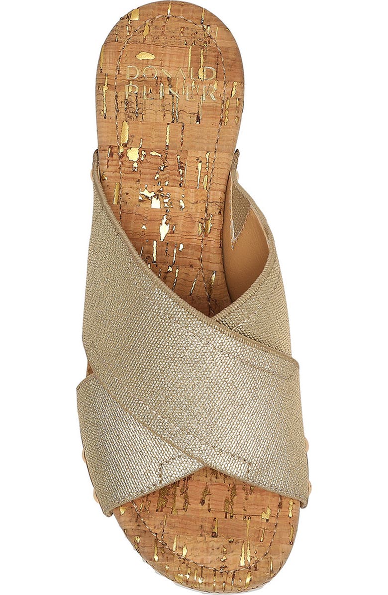 Donald Pliner Summera Wedge Sandal, Alternate, color, Platino