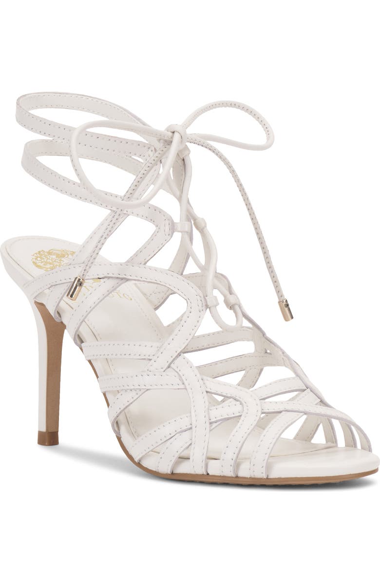 Vince Camuto Tilly Ankle Wrap Sandal, Main, color, Bianco
