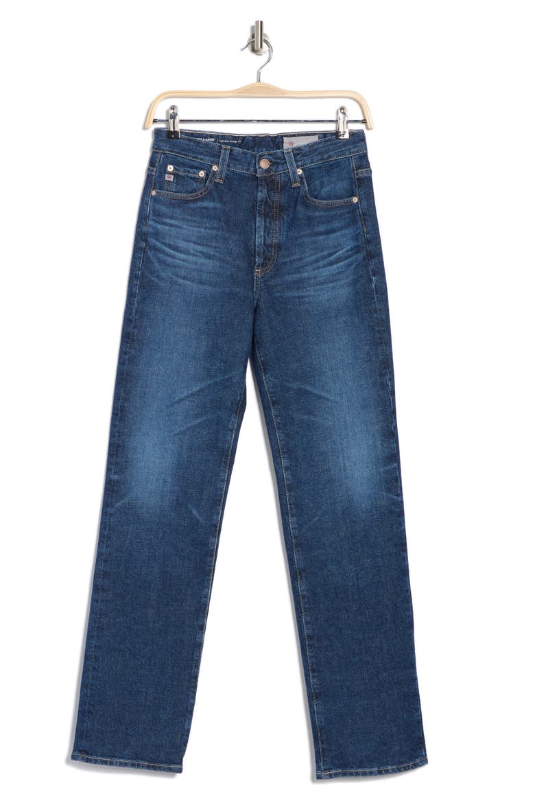 Alexxis Vintage High Waist Straight Jeans, Alternate, color, 8 YEARS RESTORATION