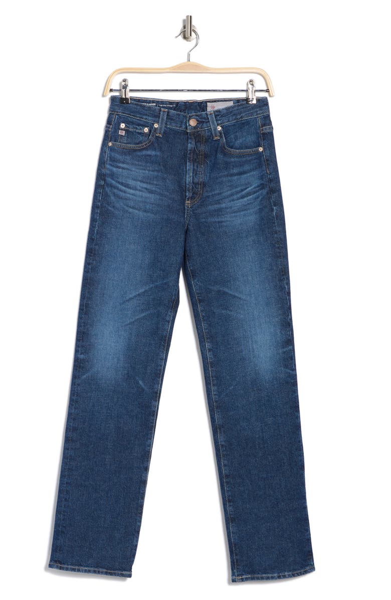 AG Alexxis Vintage High Waist Straight Jeans, Alternate, color, 8 Years Restoration