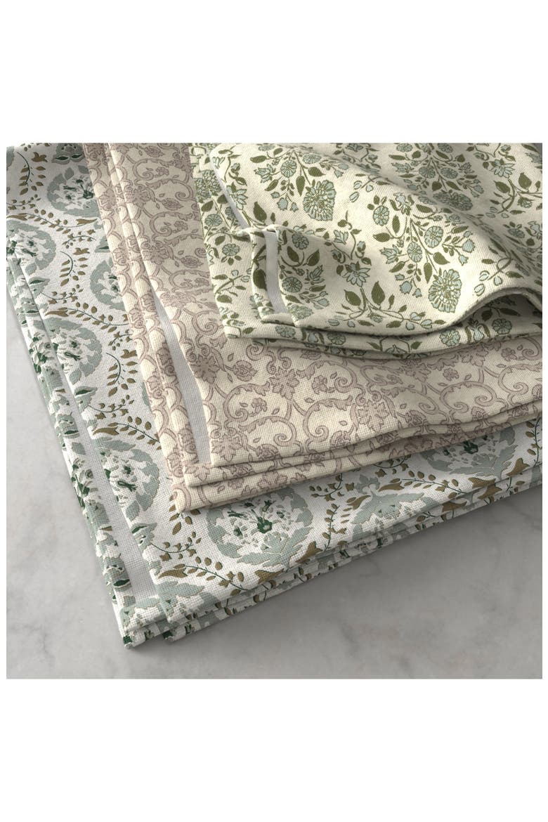 6-Pack Kitchen Towels, Alternate, color, TAUPE FLORAL