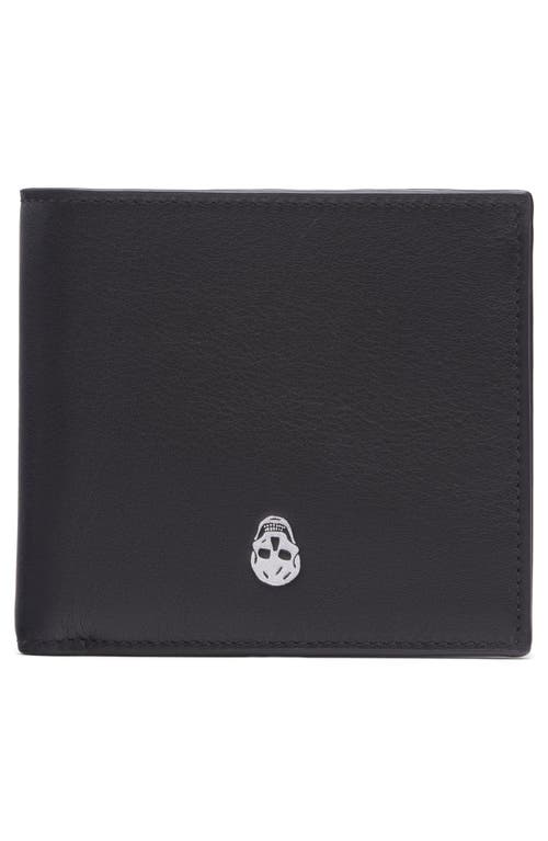 Alexander Mcqueen Mcqueen Leather Biffold Wallet In Black