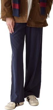 Marine Layer Allison Pull-On Wide Leg Side Stripe Pants