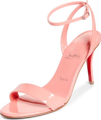Christian Louboutin ピンク ミュール Christian Louboutin Miss Z Ankle Strap Sandal (Women) | Nordstrom