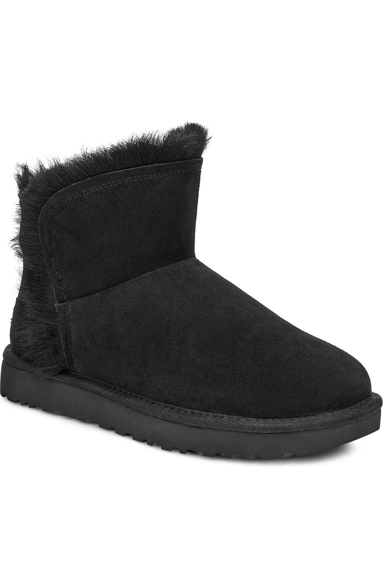 UGG<sup>®</sup> Classic Mini Fluff Genuine Shearling Bootie, Main, color,