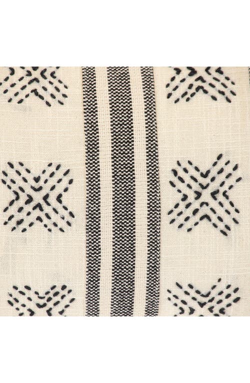 Parkland Collection Geometric Lumbar Accent Pillow In Beige
