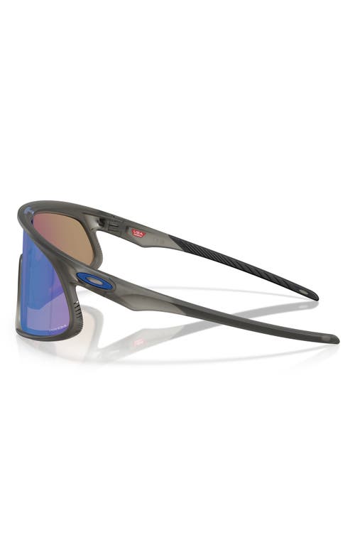 Oakley Rslv 149mm Prizm Polarized Shield Sunglasses In Sapphire