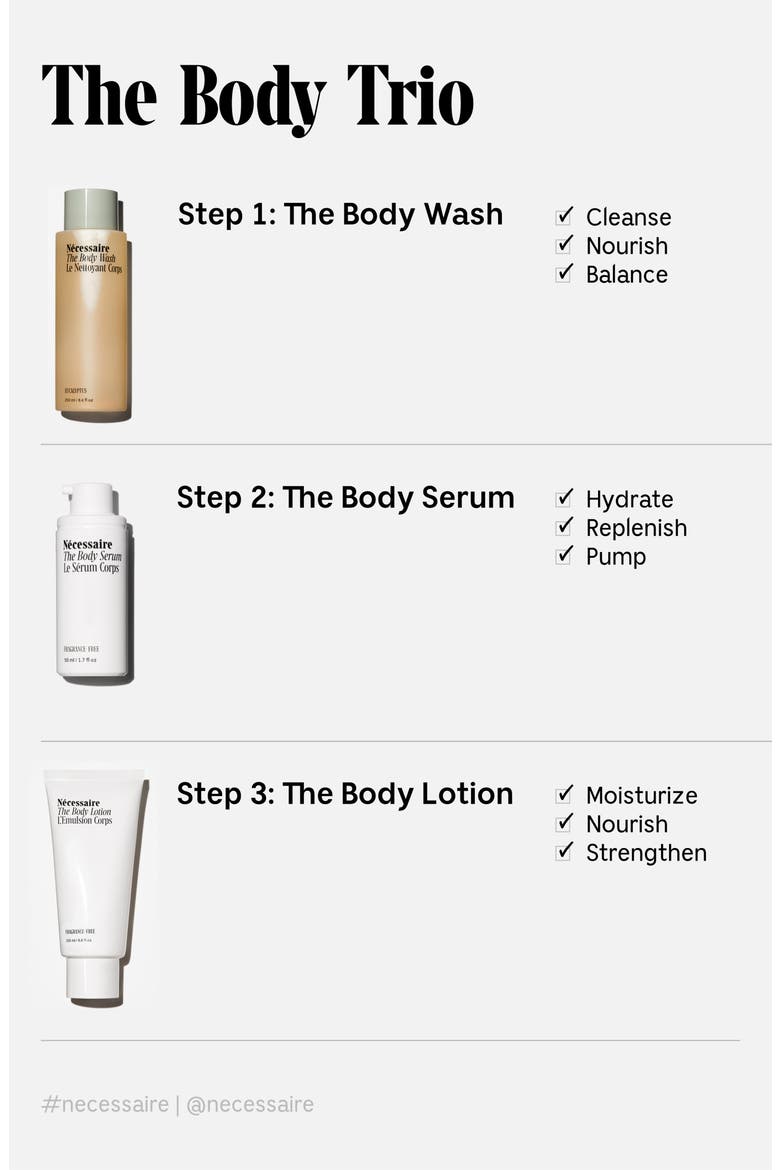 The Body Trio Set (Nordstrom Exclusive) USD $68 Value, Alternate, color, NO COLOR