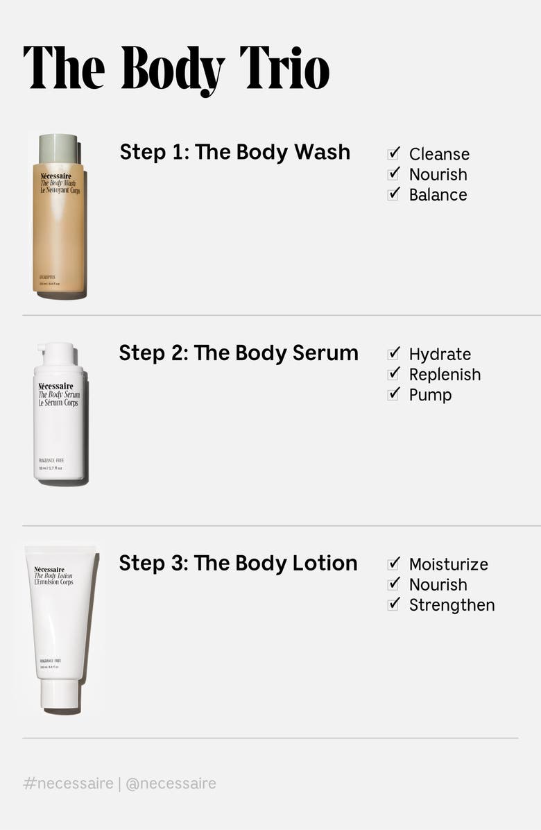 Nécessaire The Body Trio Set (Nordstrom Exclusive) USD $68 Value, Alternate, color, 