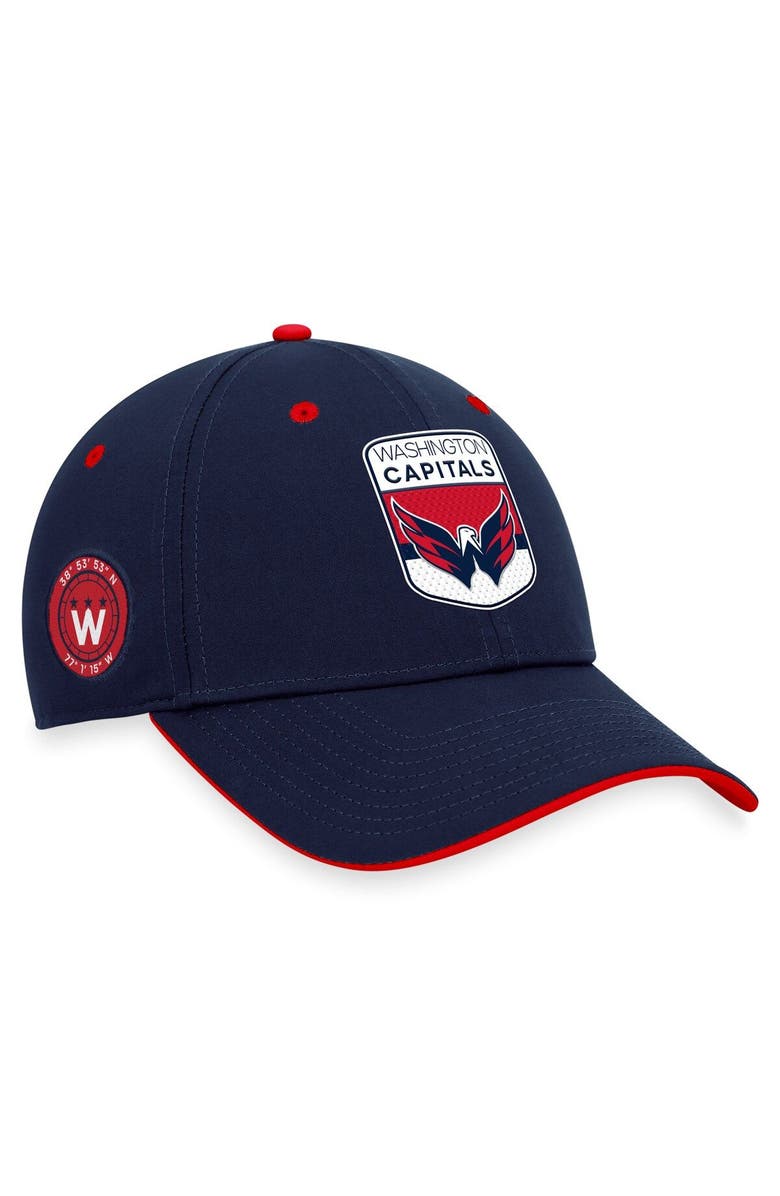 FANATICS Men's Fanatics Branded  Navy Washington Capitals 2023 NHL Draft Flex Hat, Alternate, color, 