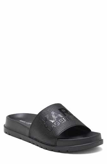 Calemir Faux Leather Slide Sandal