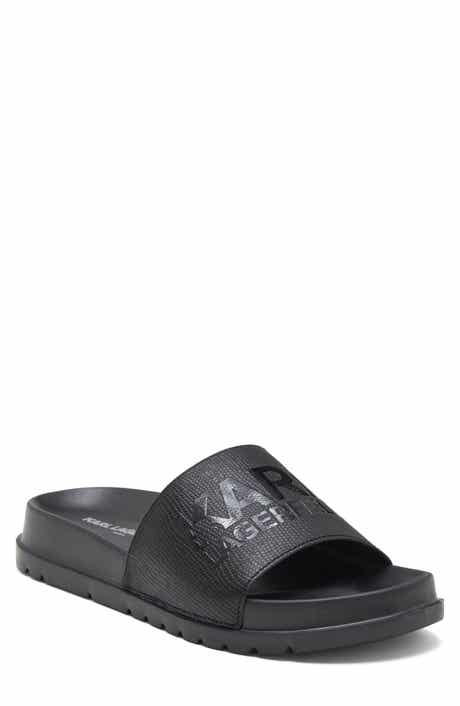 Calemir Faux Leather Slide Sandal