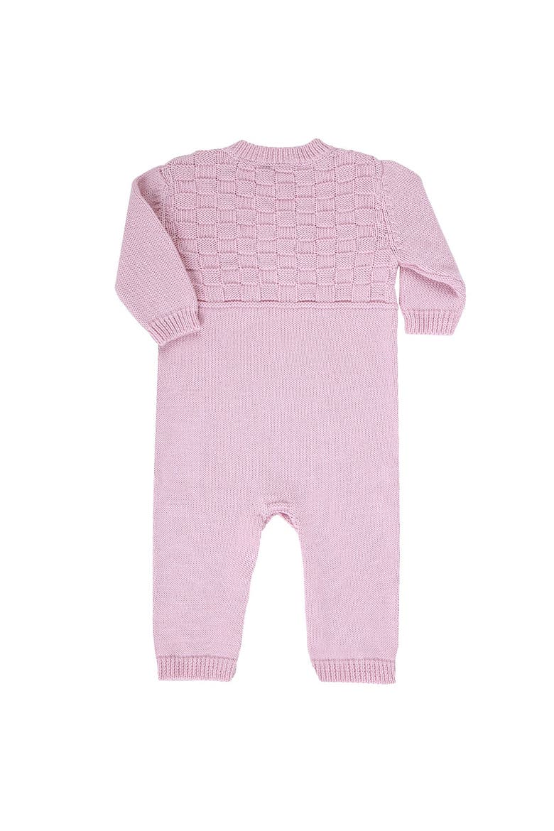 Basket Weave Knit Bodysuit - Baby, Alternate, color, Blue