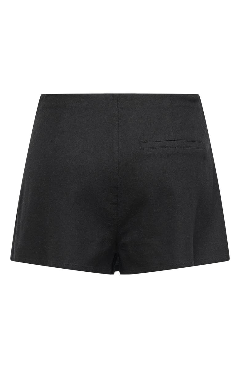 Only Onlcaro High Waist Skort, Alternate, color, Black