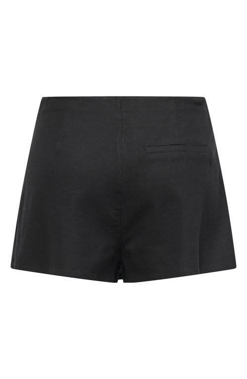 Only Onlcaro High Waist Skort In Black