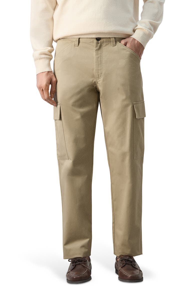 Regular Fit Cotton Cargo Pants, Main, color, BEIGE