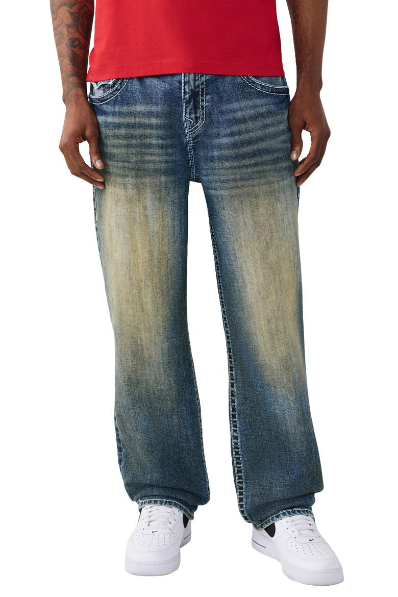 Bobby Big T Baggy Jeans, Main, color, CHAINLINK DISTRESS DARK WASH