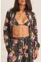  Black Floral Print