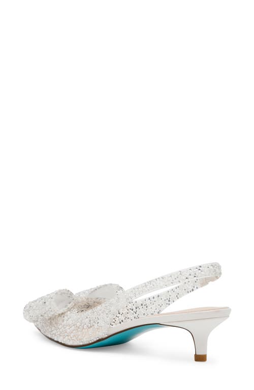 BETSEY JOHNSON BETSEY JOHNSON PATTI KITTEN HEEL SLINGBACK PUMP