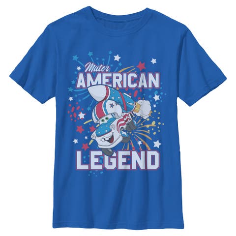 Boy's DISNEY Tow Mater American Legend  Graphic T-Shirt