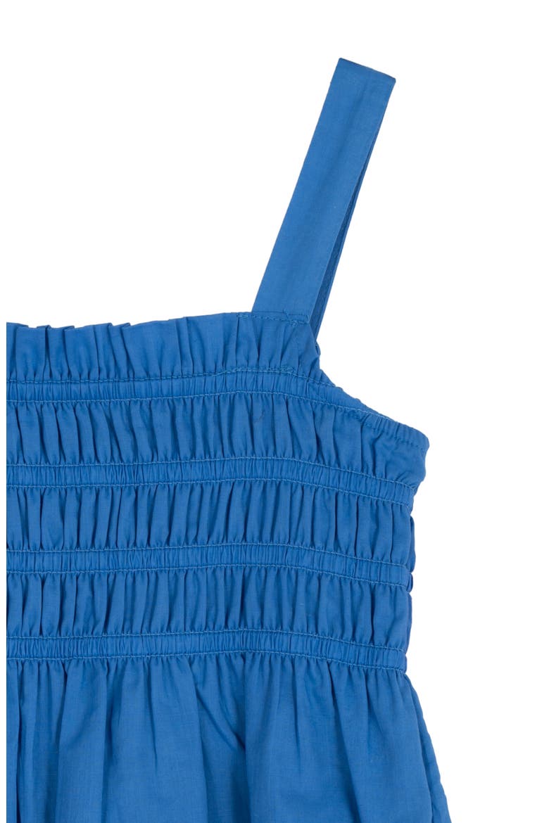 Kids' Cotton Tiered Dress, Alternate, color, ROYAL