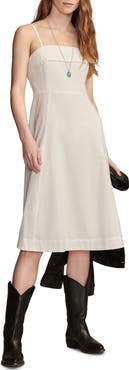 Lucky Brand A-Line Midi Dress