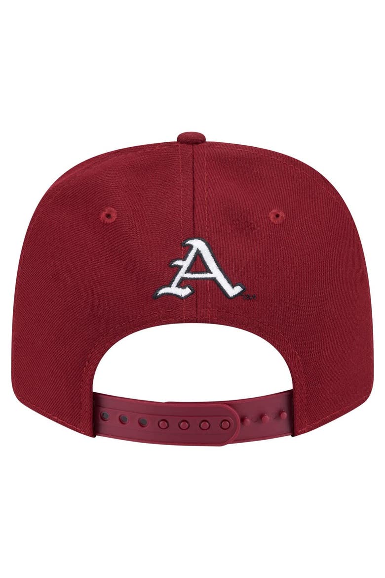 Men's New Era  Cardinal Arkansas Razorbacks Team Collective 9SEVENTY Stretch-Snap Adjustable Hat, Alternate, color, Cardinal
