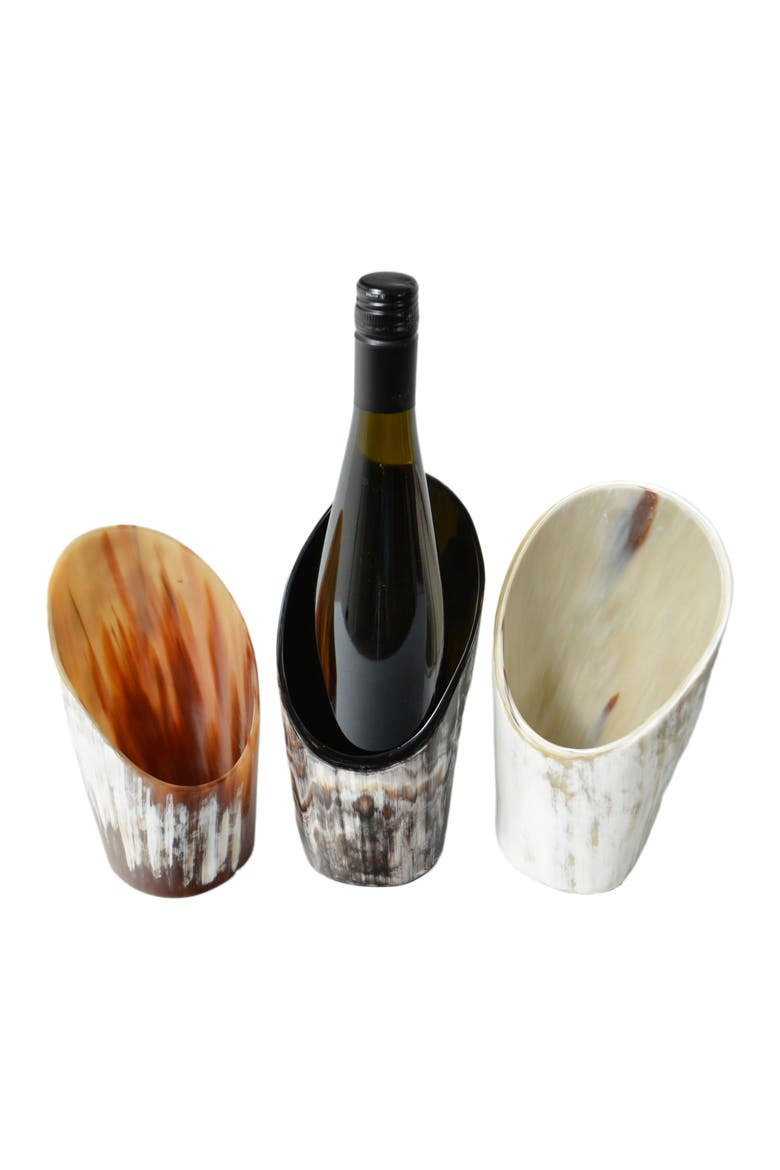 Nestled Horn Wine Holder, Main, color, Multi