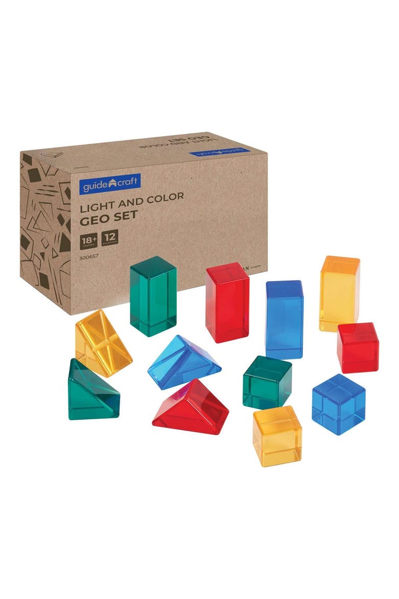 Light and Color Geo Set - 12 Pieces, Main, color, Multicolored