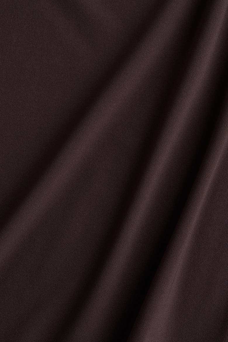 Short-sleeved Microfibre Body, Alternate, color, Dark brown