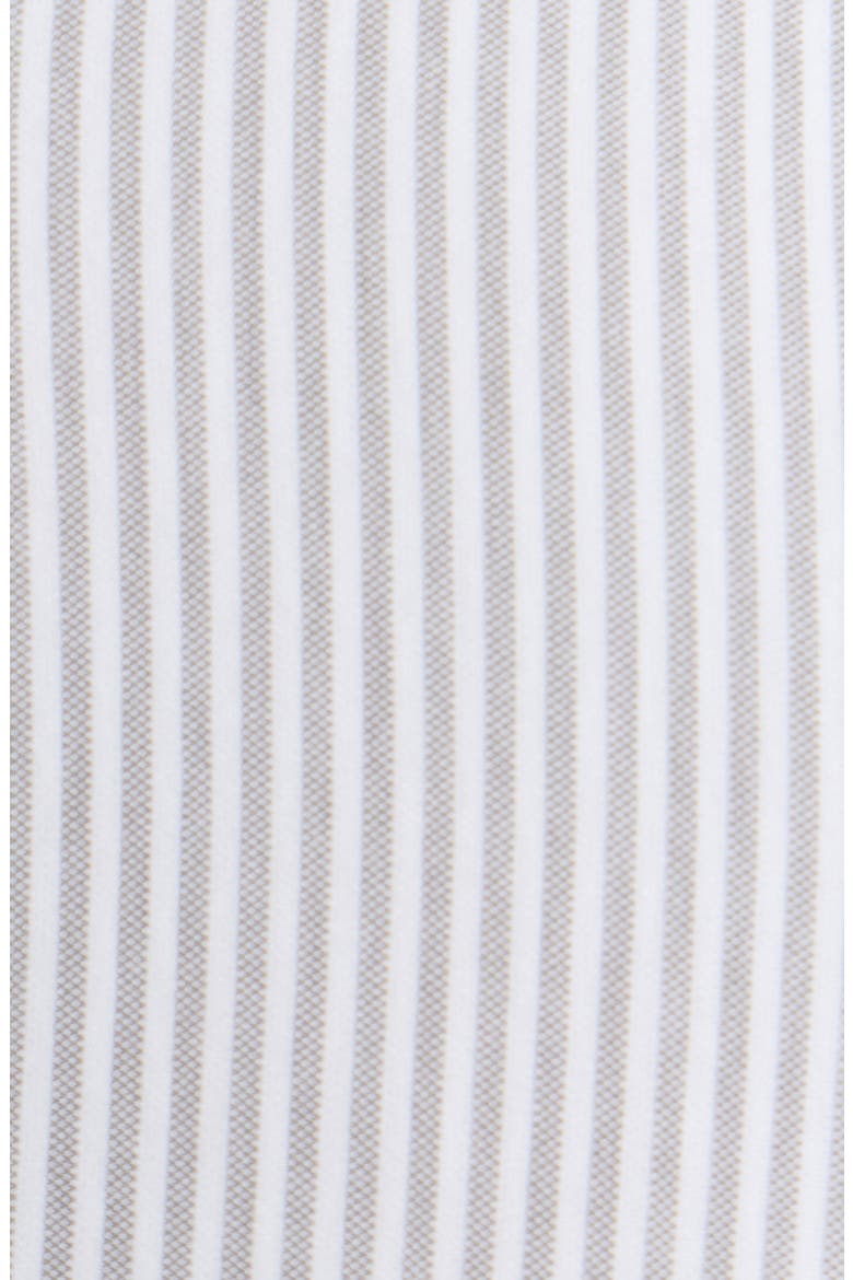 Excursionist Flex Tailored Fit Pinstripe Wrinkle Resistant Button-Up Shirt, Alternate, color, ARGENTO