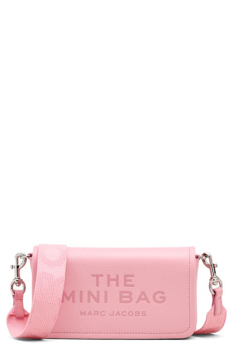 【EMIS】EMBOSSED MINI BAG-PINK MINI CROSSED BODY CIRCULAR BAG-PINK - EMIS