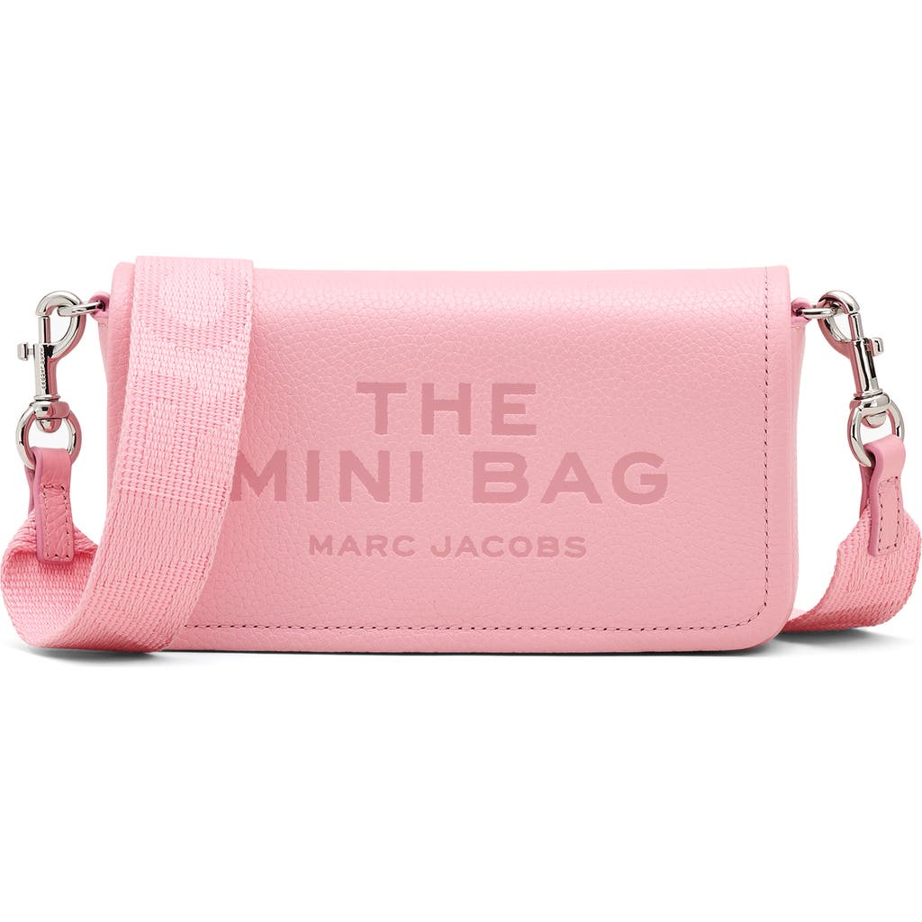 Marc Jacobs The Mini Leather Crossbody Bag In Pink