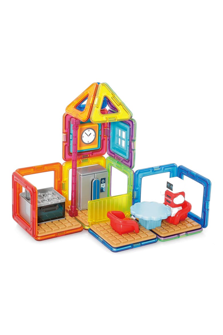 Minibot Kitchen 33-Piece Magnetic Construction Set, Alternate, color, MULTI