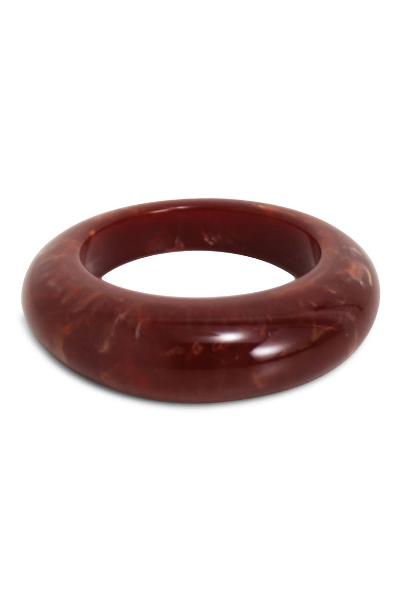 Darling Oversize Bangle Bracelet, Main, color, BROWN