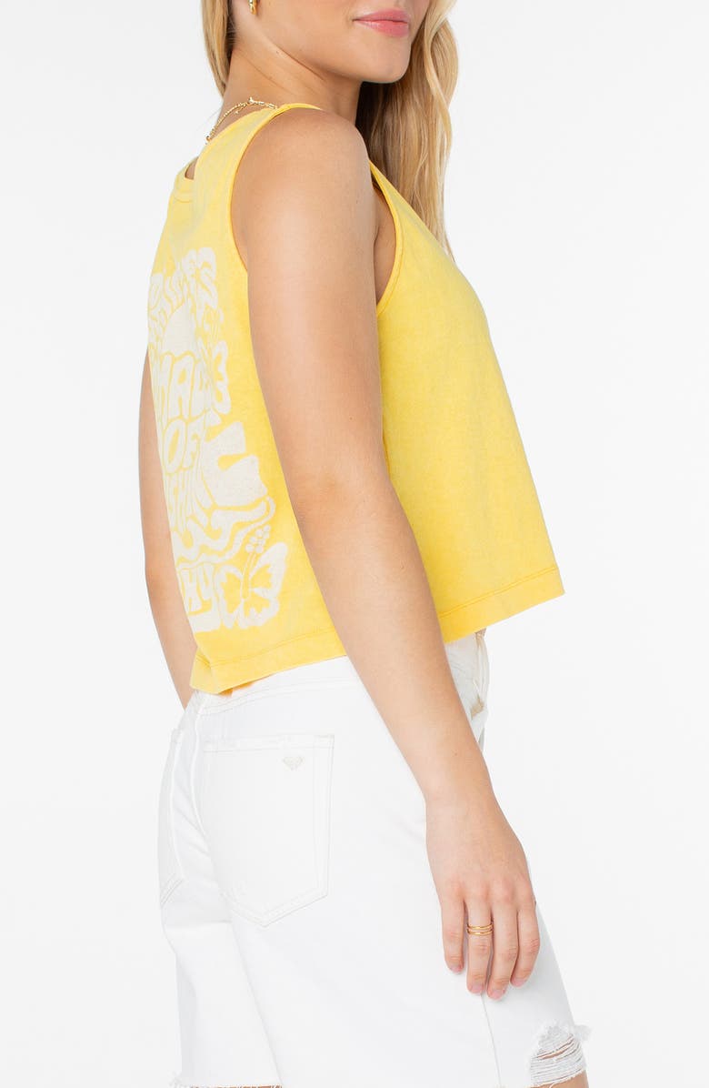 Roxy Made of Sunshine Graphic Muscle Tank, Alternate, color, Mimosa Made Of Sunshine