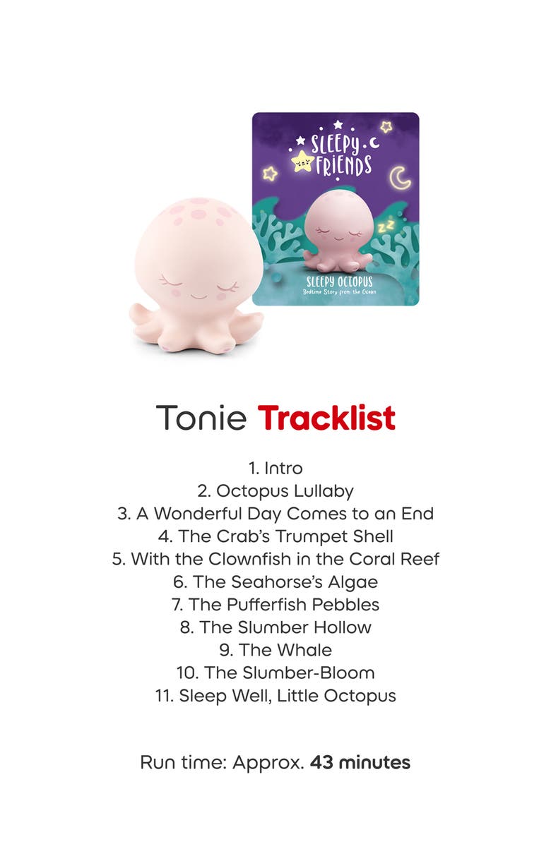 tonies Sleepy Friends 3-Pack Ocean Tonie Character Bundle, Alternate, color, Multi