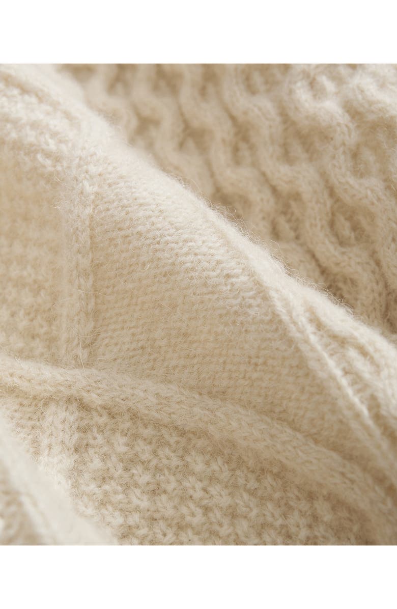 Brooks Brothers Donegal Aran Wool Sweater, Alternate, color, 