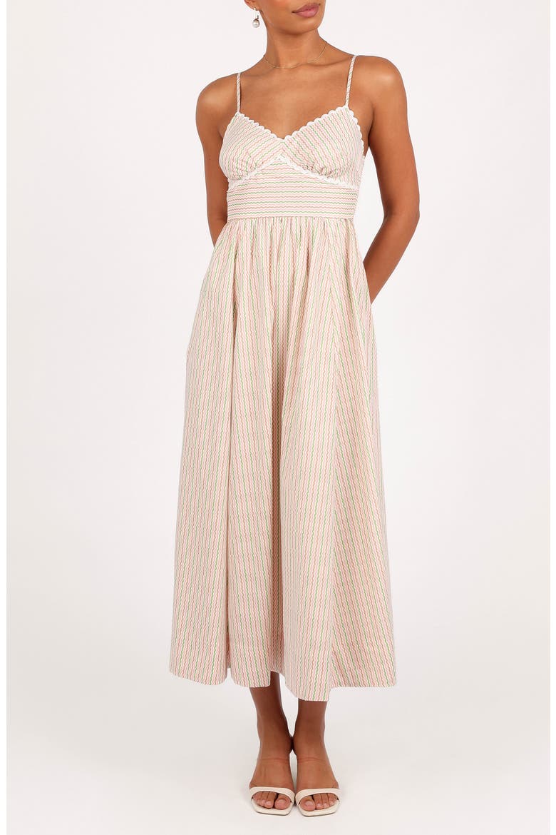 Yasmin Sleeveless Dress, Main, color, WAVE STRIPE