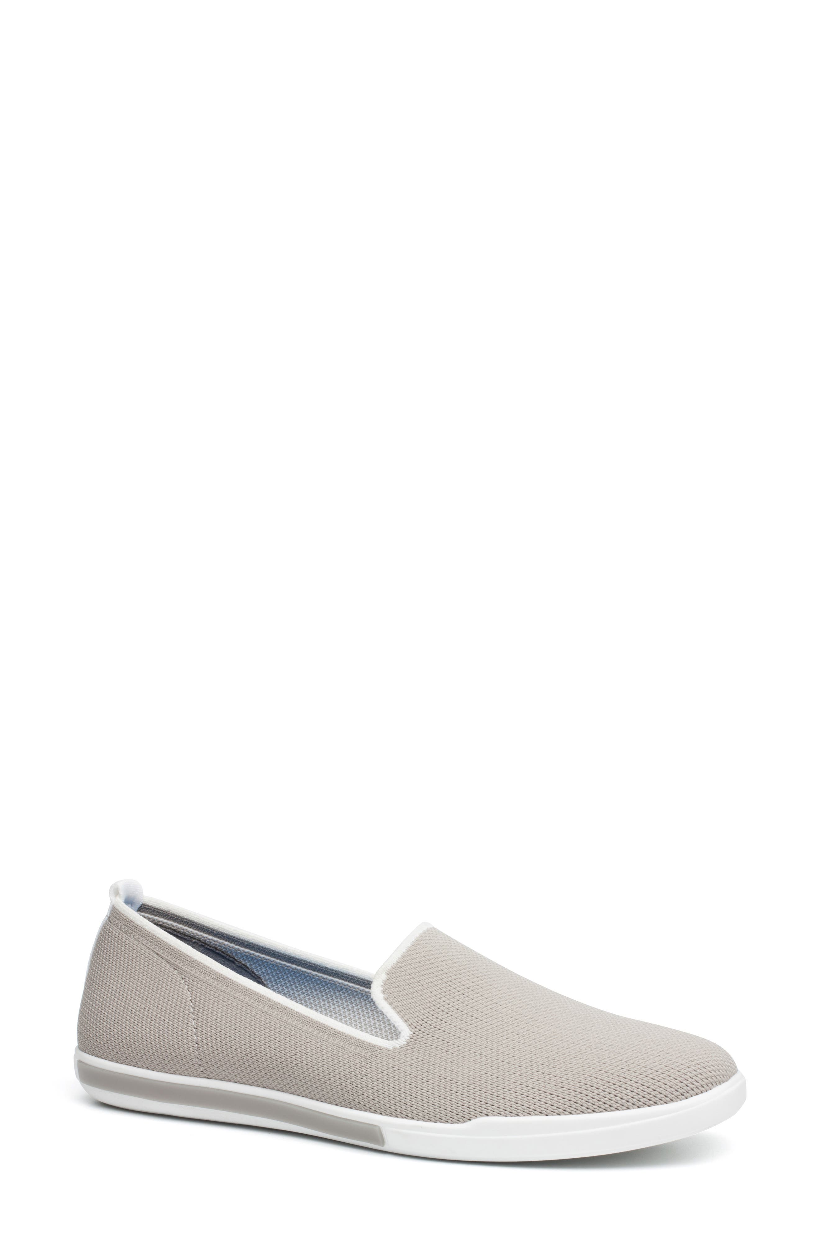 Eden Mesh Sneaker, Main, color, GREY W/ WHITE TRIM FABRIC