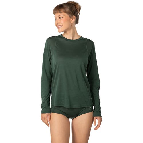 Kari Traa Embla Wool Long-sleeve Top In Green