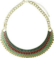 OLIVIA WELLES Crystal Collar Necklace
