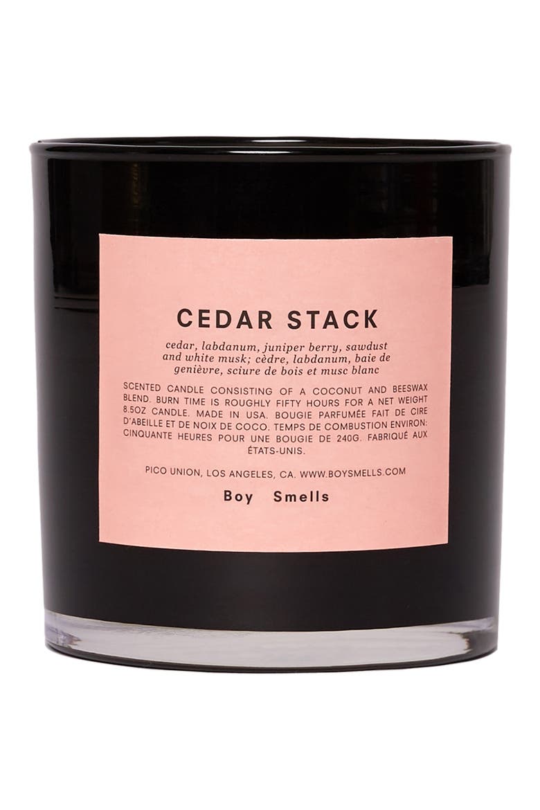 Cedar Stack Scented Candle, Main, color, NO COLOR