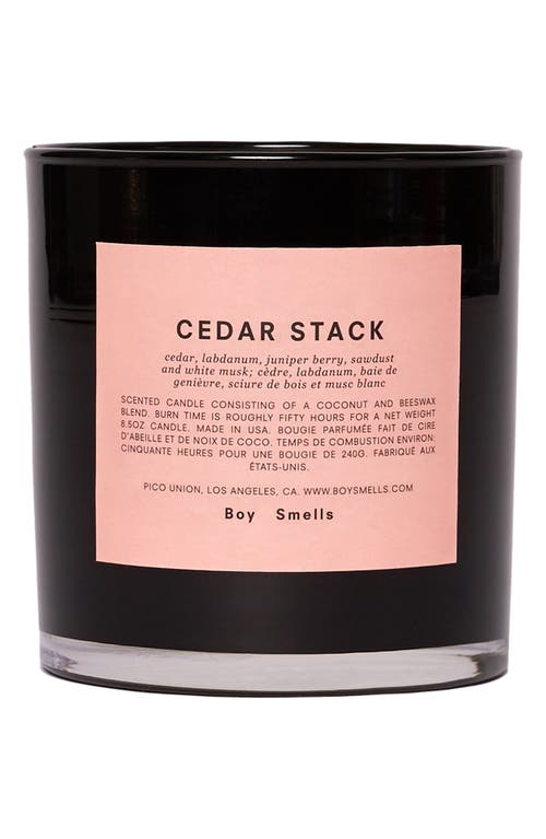 Boy Smells Cedar Stack...