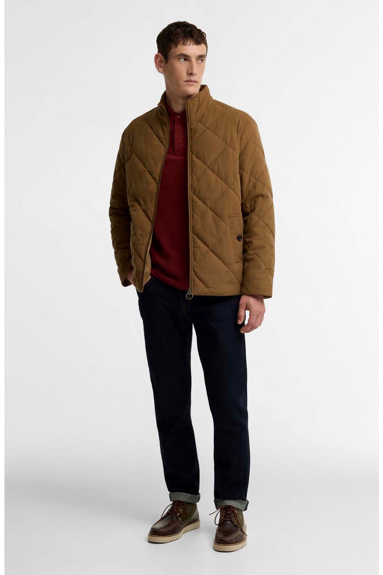 Corden Quilted Jacket, Alternate, color, DARK SANDSTONE
