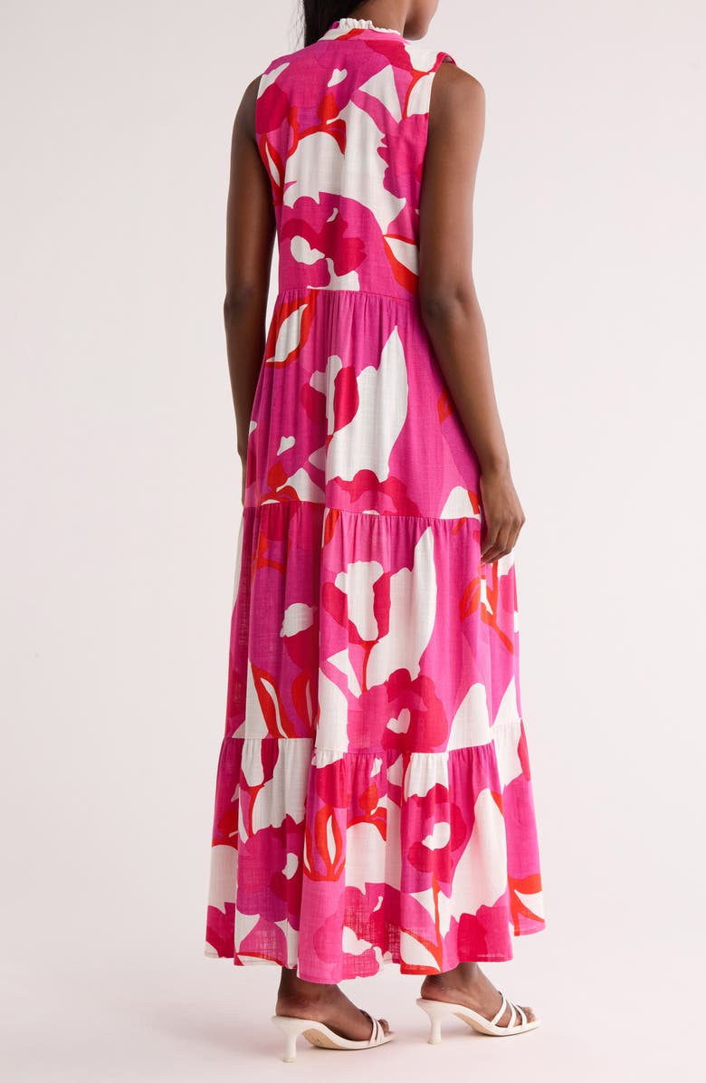 Halogen<sup>®</sup> Tiered Maxi Dress, Alternate, color,