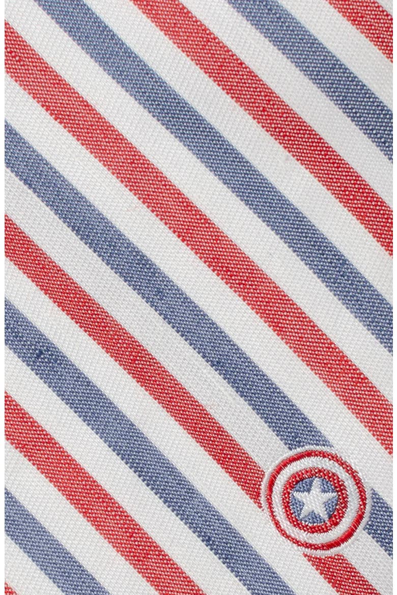 Captain America Shield Tie Bar & Tie Set, Alternate, color, MULTI