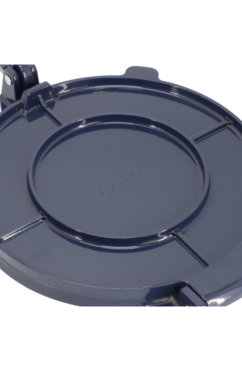 OSTER Ravello 8 Inch Cast Aluminum Round Tortilla Press, Alternate, color, Dark Blue