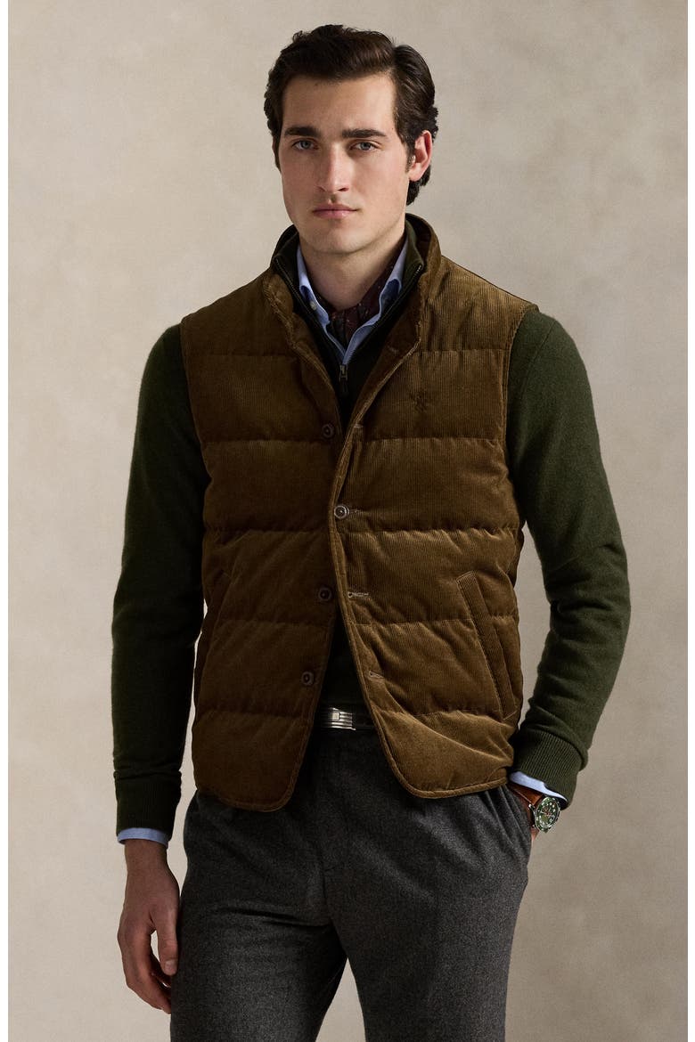 12 Wale Corduroy 650 Fill Power Down Vest (Men) | Nordstrom